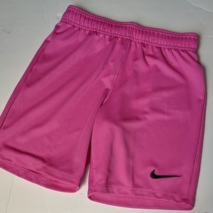Nike pink basketball shorts girl new